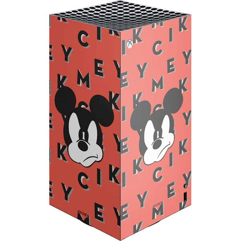 Disney Mickey Mouse Grumpy Face XBox Series X Digital Edition Console Skin