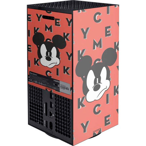 Disney Mickey Mouse Grumpy Face XBox Series X Digital Edition Console Skin