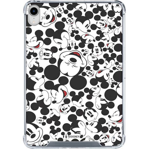 Disney Mickey Mouse Face Pattern iPad 11th Gen (2025) Clear Case