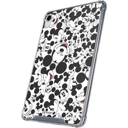 Disney Mickey Mouse Face Pattern iPad 11th Gen (2025) Clear Case