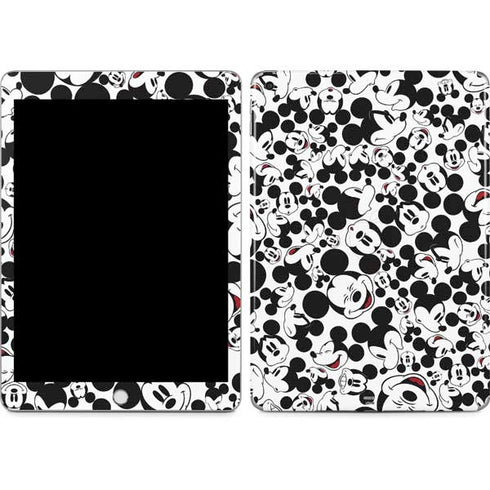 Disney Mickey Mouse Face Pattern Apple iPad Skin