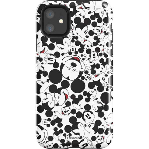 Disney Mickey Mouse Face Pattern iPhone 11 Impact Case