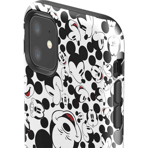 Disney Mickey Mouse Face Pattern iPhone 11 Impact Case