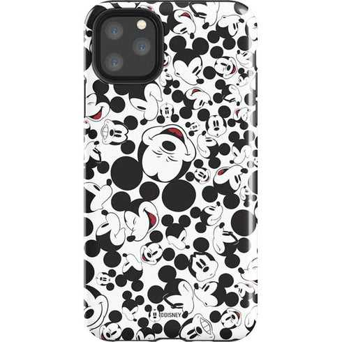 Disney Mickey Mouse Face Pattern iPhone 11 Pro Max Impact Case