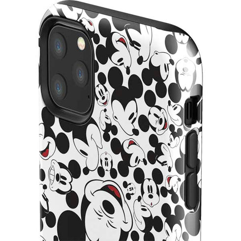 Disney Mickey Mouse Face Pattern iPhone 11 Pro Max Impact Case