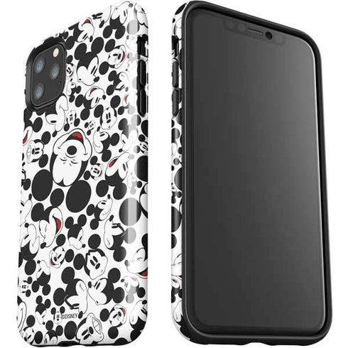 Disney Mickey Mouse Face Pattern iPhone 11 Pro Max Impact Case