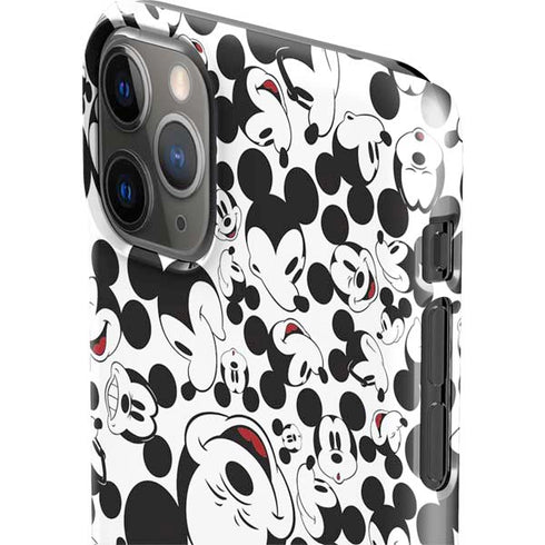 Disney Mickey Mouse Face Pattern iPhone 11 Pro Max Lite Case