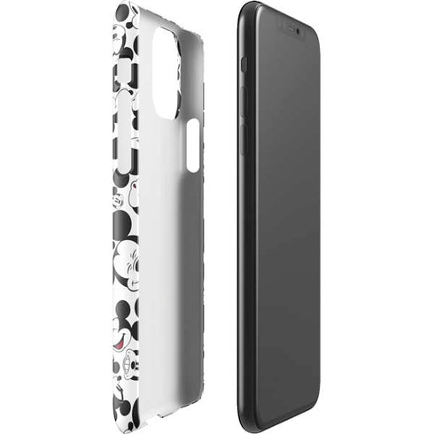 Disney Mickey Mouse Face Pattern iPhone 11 Pro Max Lite Case