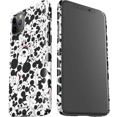 Disney Mickey Mouse Face Pattern iPhone 11 Pro Max Lite Case