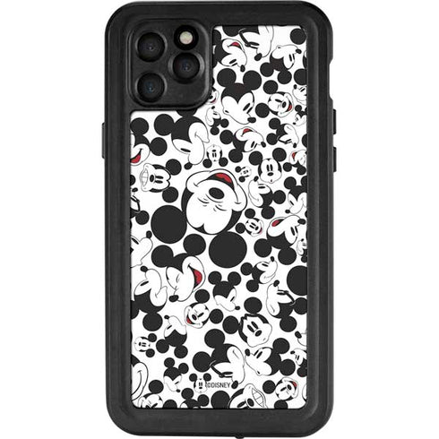 Disney Mickey Mouse Face Pattern iPhone 11 Pro Max Waterproof Case