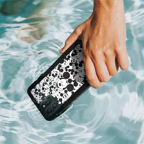 Disney Mickey Mouse Face Pattern iPhone 11 Pro Max Waterproof Case