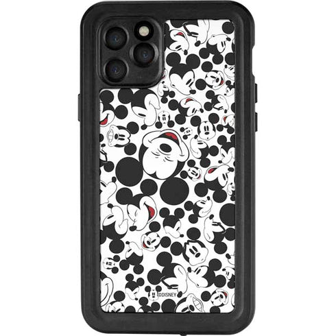 Disney Mickey Mouse Face Pattern iPhone 11 Pro Waterproof Case