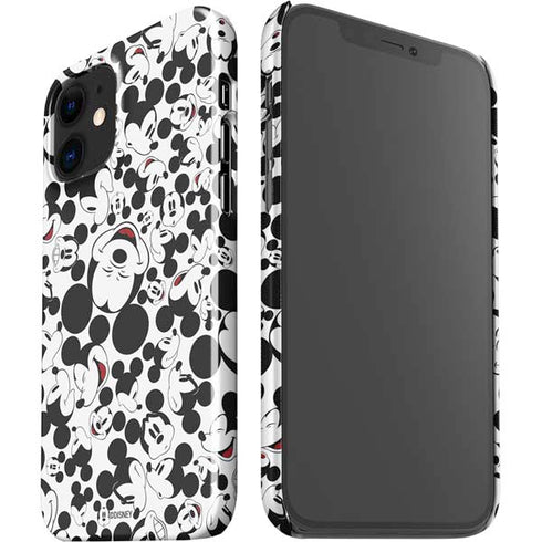 Disney Mickey Mouse Face Pattern iPhone 12 Mini Lite Case