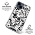 Disney Mickey Mouse Face Pattern iPhone 14 Clear Case