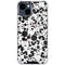 Disney Mickey Mouse Face Pattern iPhone 14 Plus Clear Case