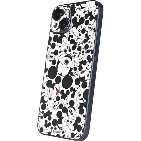 Disney Mickey Mouse Face Pattern iPhone Skins