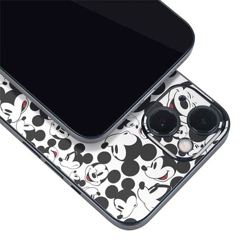 Disney Mickey Mouse Face Pattern iPhone Skins