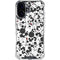 Disney Mickey Mouse Face Pattern iPhone 16 Plus Clear Case