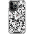 Disney Mickey Mouse Face Pattern iPhone 16 Pro Clear Case