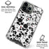 Disney Mickey Mouse Face Pattern iPhone 16 Pro Clear Case