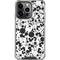 Disney Mickey Mouse Face Pattern iPhone 16 Pro Max Clear Case