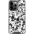 Disney Mickey Mouse Face Pattern iPhone 16 Pro Max Clear Case