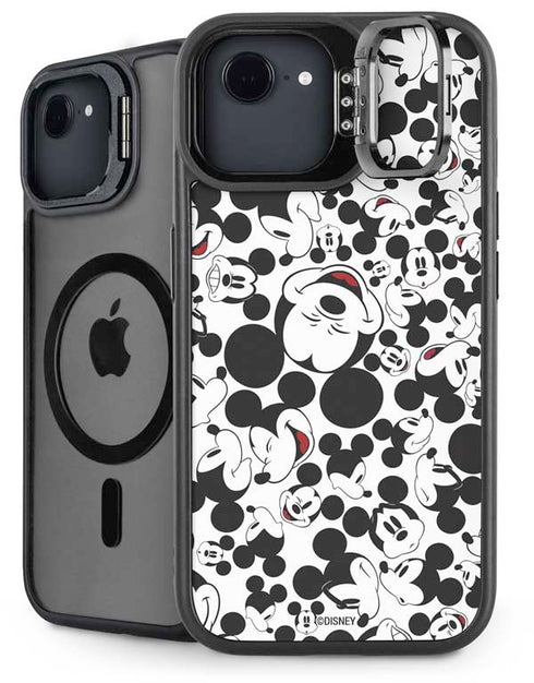 Disney Mickey Mouse Face Pattern iPhone 16e Kickstand Case