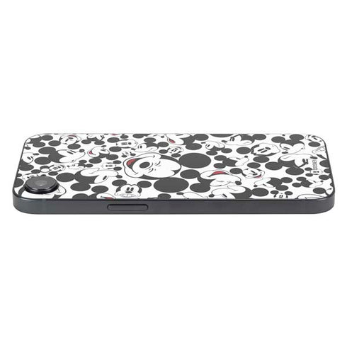 Disney Mickey Mouse Face Pattern iPhone 16e Skin