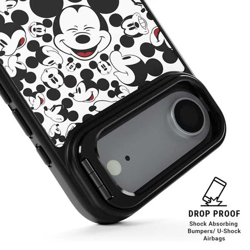 Disney Mickey Mouse Face Pattern iPhone 17 Air Kickstand Case