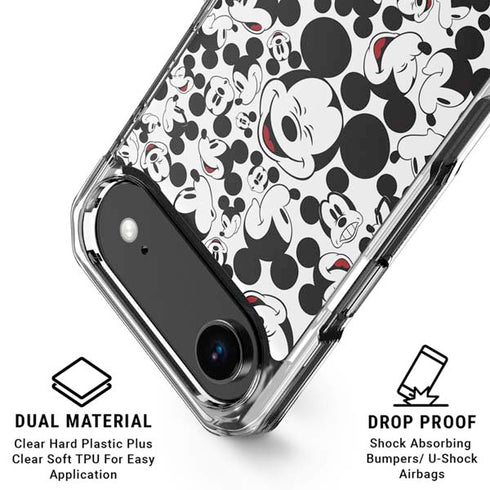 Disney Mickey Mouse Face Pattern iPhone 17 Air MagSafe Case