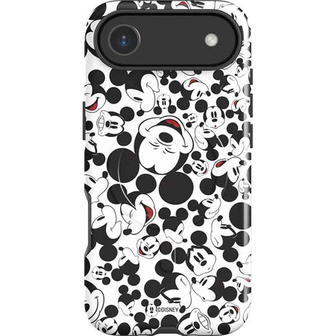 Disney Mickey Mouse Face Pattern iPhone 17 Air Magsafe Impact Case