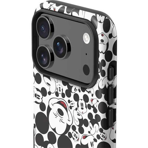 Disney Mickey Mouse Face Pattern iPhone 17 Pro Impact Case