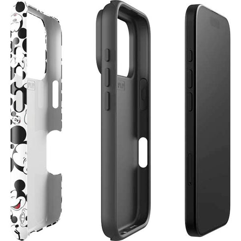 Disney Mickey Mouse Face Pattern iPhone 17 Pro Max Impact Case