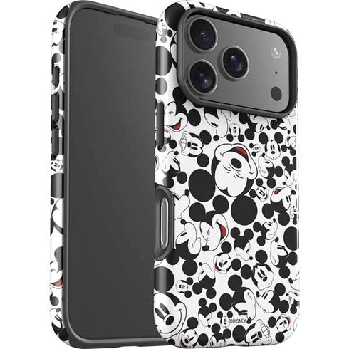 Disney Mickey Mouse Face Pattern iPhone 17 Pro Max Impact Case