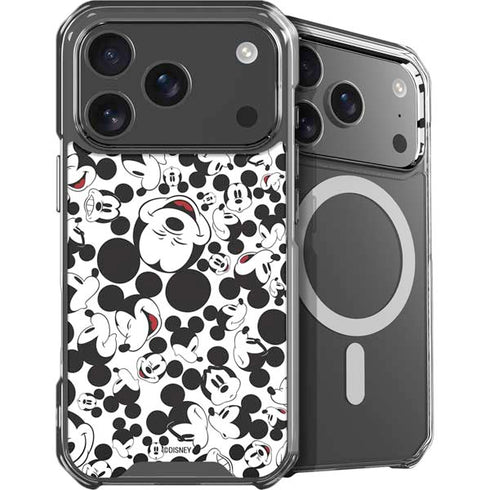 Disney Mickey Mouse Face Pattern iPhone 17 Pro Max MagSafe Case