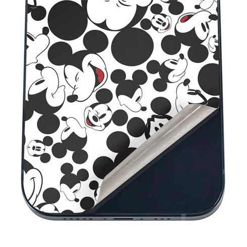 Disney Mickey Mouse Face Pattern iPhone 17 Pro Skin