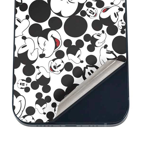 Disney Mickey Mouse Face Pattern iPhone 17 Skin