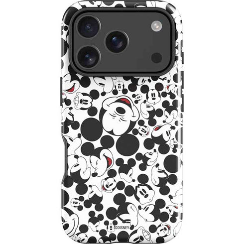 Disney Mickey Mouse Face Pattern iPhone 18 Pro Max Impact Case