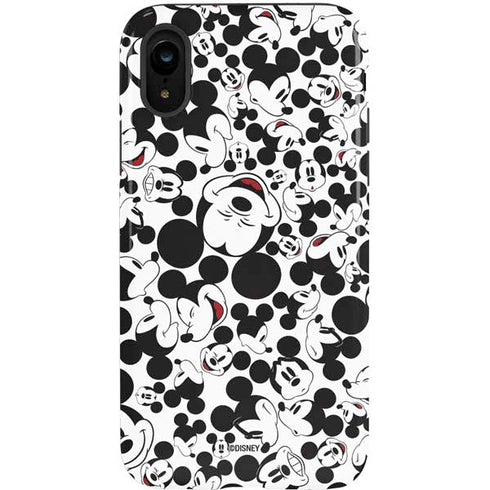 Disney Mickey Mouse Face Pattern iPhone XR Pro Case