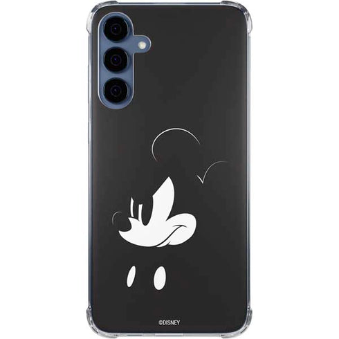 Disney Mickey Mouse Black and White Galaxy A35 5G Clear Case