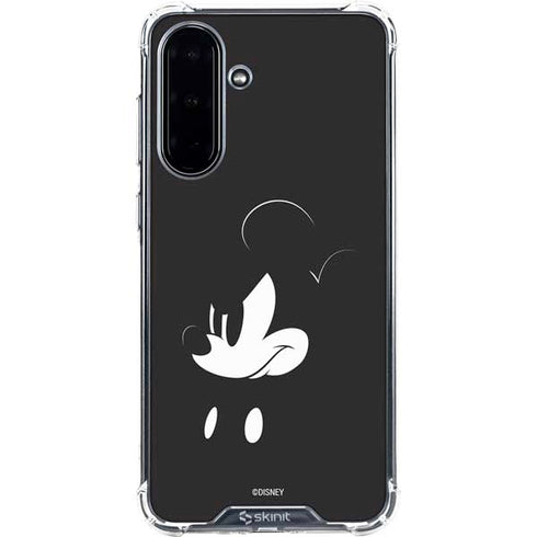 Disney Mickey Mouse Black and White Galaxy A36 5G Clear Case
