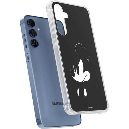 Disney Mickey Mouse Black and White Galaxy A55 5G Clear Case