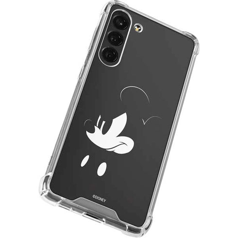 Disney Mickey Mouse Black and White Galaxy S24 FE Clear Case