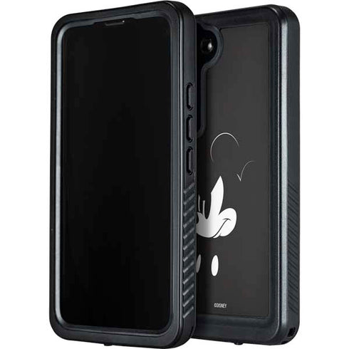 Disney Mickey Mouse Black and White Galaxy S24 Plus Waterproof Case