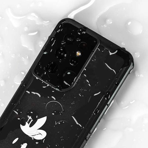 Disney Mickey Mouse Black and White Galaxy S24 Ultra Waterproof Case