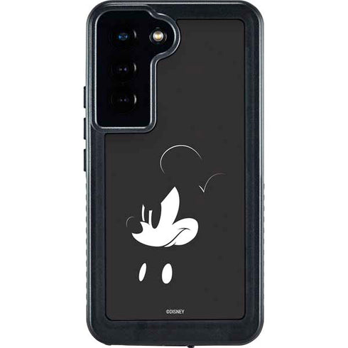 Disney Mickey Mouse Black and White Galaxy S24 Waterproof Case