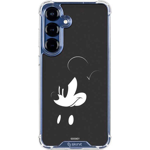 Disney Mickey Mouse Black and White Galaxy S25 Clear Case