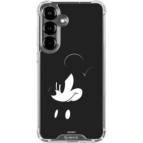 Disney Mickey Mouse Black and White Galaxy S26 Plus Clear Case