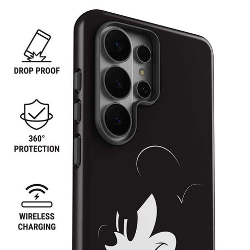 Disney Mickey Mouse Black and White Galaxy S26 Ultra Impact Case