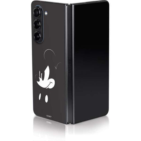 Disney Mickey Mouse Black and White Galaxy Z Fold5 5G Skin